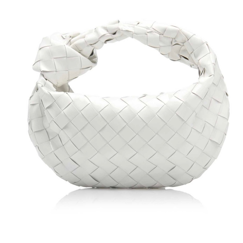 Bottega Vetea Mini Jodie white patent